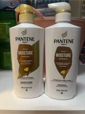 Pantene daily moisture renewal shampoo and conditioner 17.9fl oz